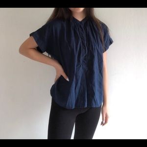 UNIQLO navy blouse